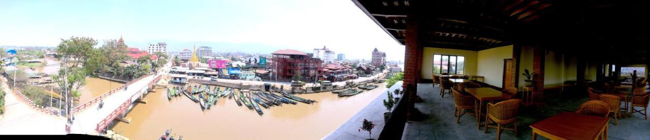 Inle Strand Hotel Ньоншуэ Экстерьер фото